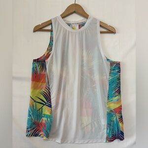 NÁUTICA Tropical Print Tank top Size Large
